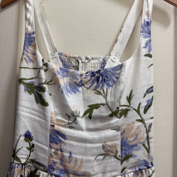 Reformation Janu Linen Dress Ivory - Size 4 - Picture 11 of 11